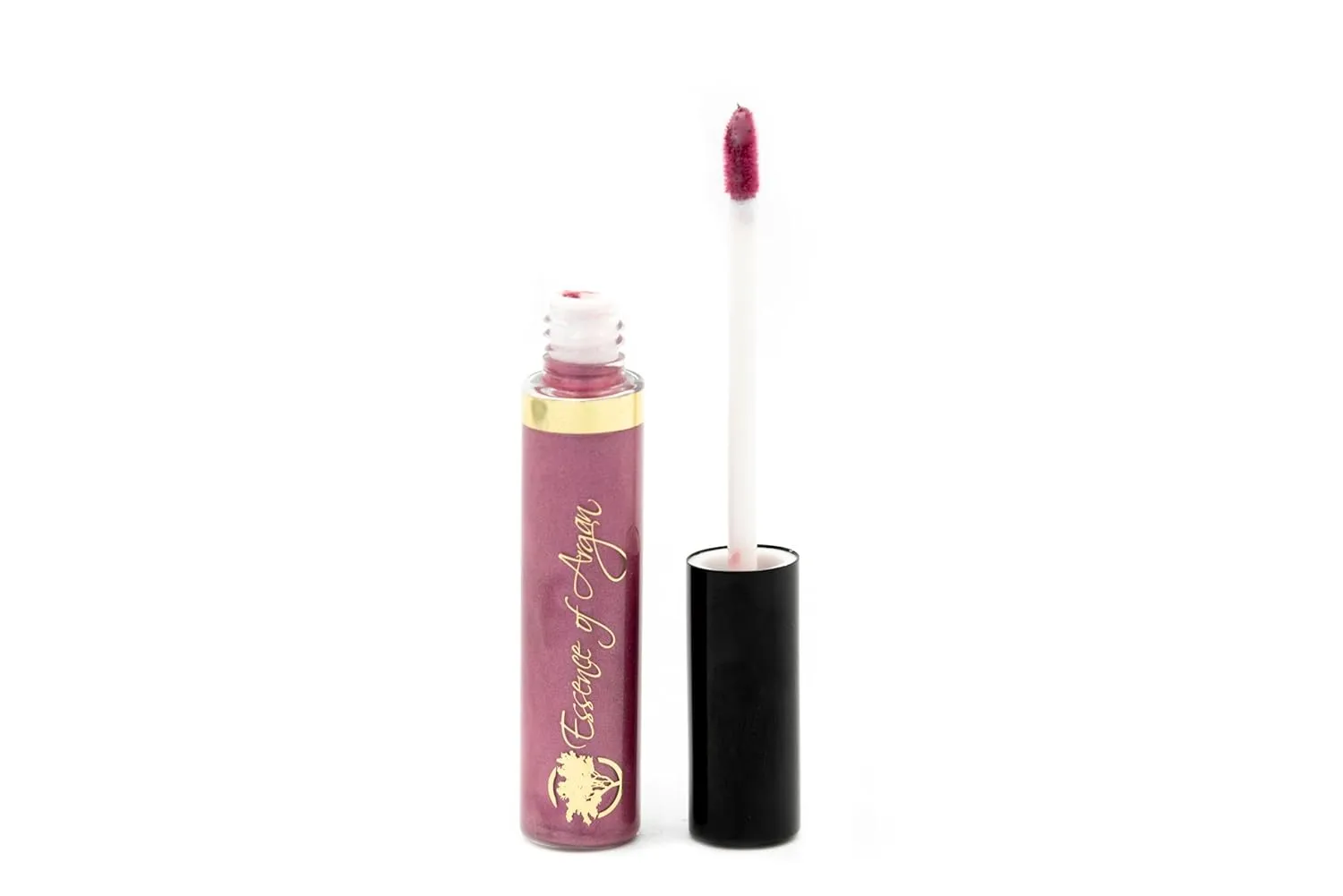 Essence Of Argan Passion Plum Lip Gloss with Moroccan Argan Oil to Moisturize and Plump your Lips – Lip Care to Eliminate Dryness - Passion Plum Matte Effect 0.25oz