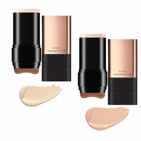 Eternipeace Stick Foundation, 2 in 1- Luxury Anti-Wrinkle Foudation Stick, Multi-use Makeup with Brush