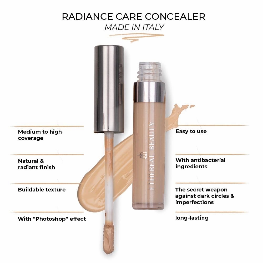 Ethereal Beauty-Radiance Care liquid Fluid Concealer-Neutral, perfect coverage and care combined, radiant and fresh complexion, care treatment, long lasting 0.16 FL.OZ.