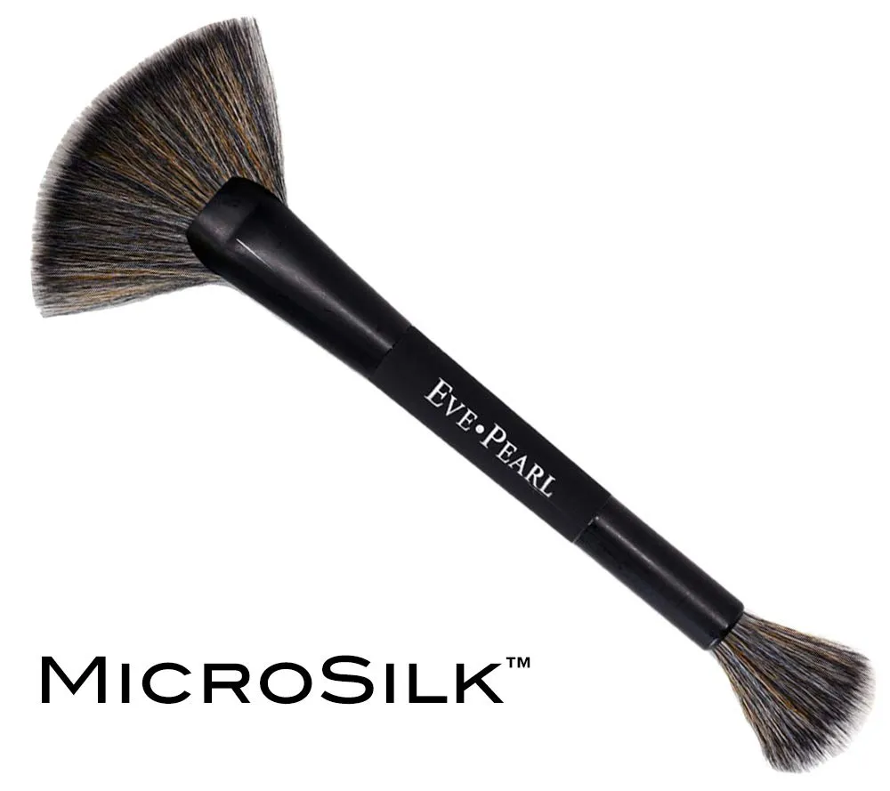 EVE PEARL 6 Pcs Beautiful Face Collection Foundation Blush Brow And Brushes All In One Set Essential Makeup Kit (Deep)