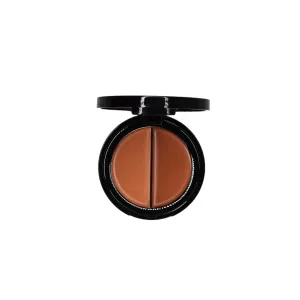 EVE PEARL Dual Salmon Concealer Full Coverage Under Eye Concealer Smooth (Dark)