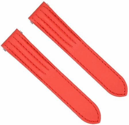 Ewatchparts 19-20 LEATHER WATCH STRAP BAND COMPATIBLE WITH CARTIER ROADSTER 2675 2723 QUK RELEASE SMOOTH