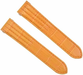 Ewatchparts 19-20 LEATHER WATCH STRAP BAND COMPATIBLE WITH CARTIER ROADSTER 2675 2723 QUK RELEASE SMOOTH