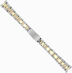 Ewatchparts Ladies 13mm 18K Stainless Steel Oyster Watch Band Compatible With 26mm Rolex 6917 69173 69174 Real Gold