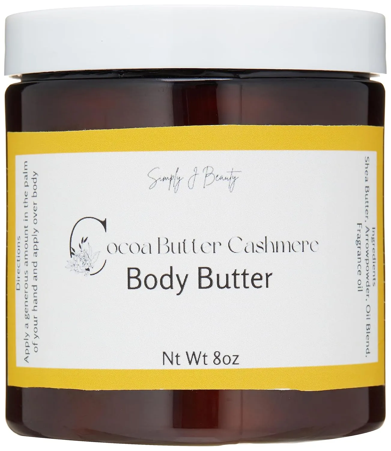 Exfoliating Sugar Body Scrub with notes of warm spices, vanilla and coconut sweetness(Cocoa Butter Cashmere, 8 oz)