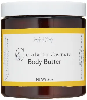 Exfoliating Sugar Body Scrub with notes of warm spices, vanilla and coconut sweetness(Cocoa Butter Cashmere, 8 oz)