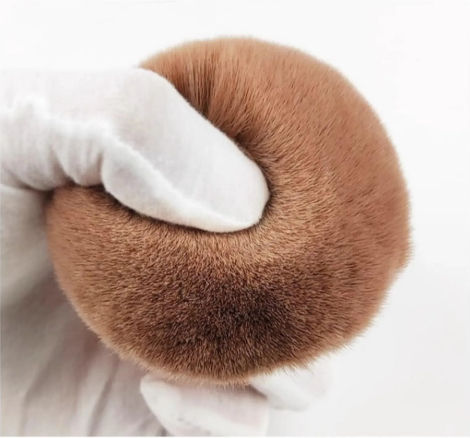 Extra Large Body Makeup Brush, 74mm Wide-Headed Self Tanner Brush, Body Makeup Brush, Multiple Colors (Light brown hair with rose gold handle Light brown hair with golden stalks)