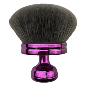 Extra Large Body Makeup Brush for Self Tanner & Body Makeup | 2.91" Wide Round Head Synthetic Brush for Streak-Free Bronzer, Leg Makeup & Foundation | Rose Gold Travel Brush