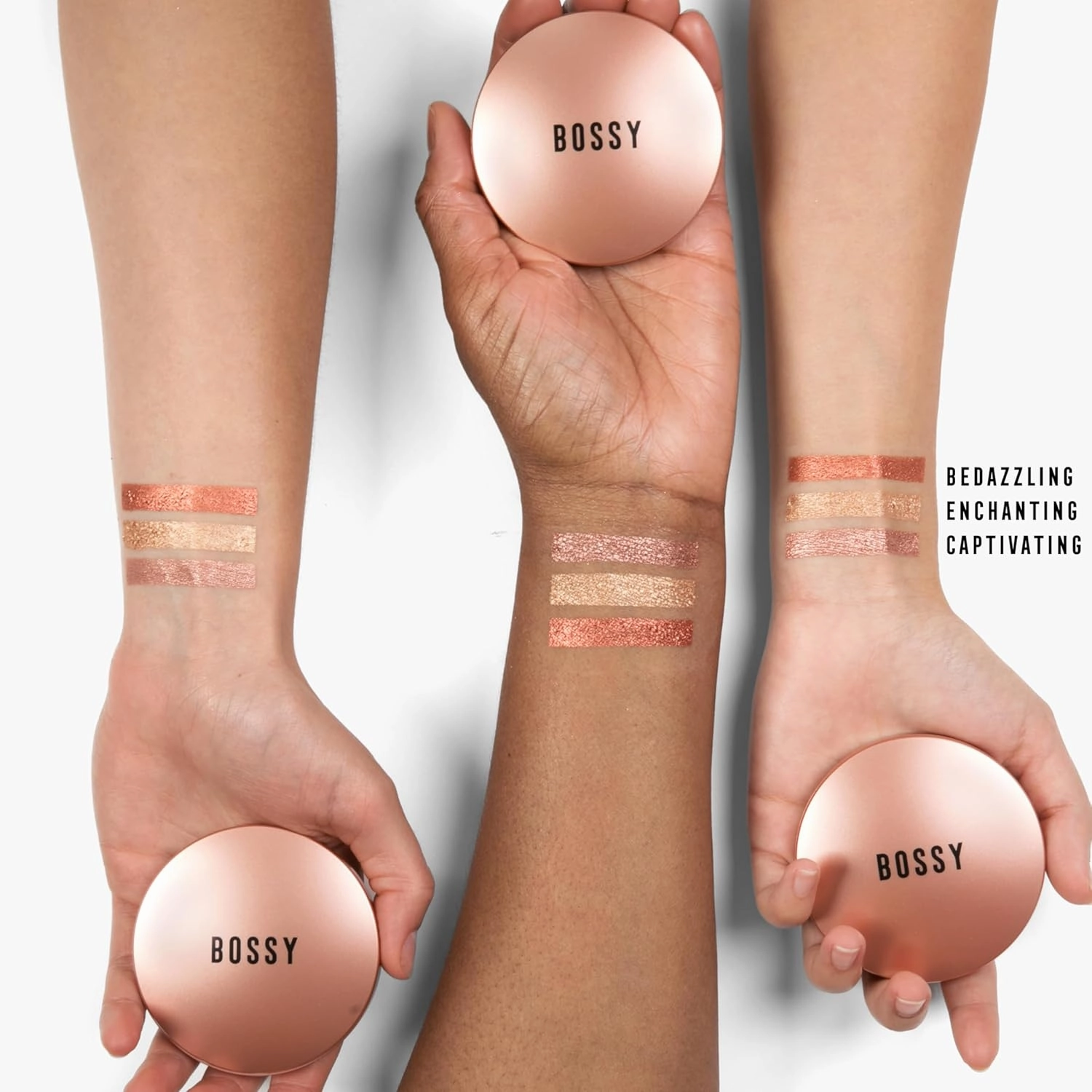 Extremely Bossy By Nature Dazzling Highlighter (Captivating - Iridescent Rose Gold Tone)