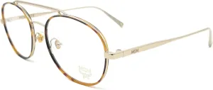 Eyeglasses MCM 2120 741 Shiny Gold-havana