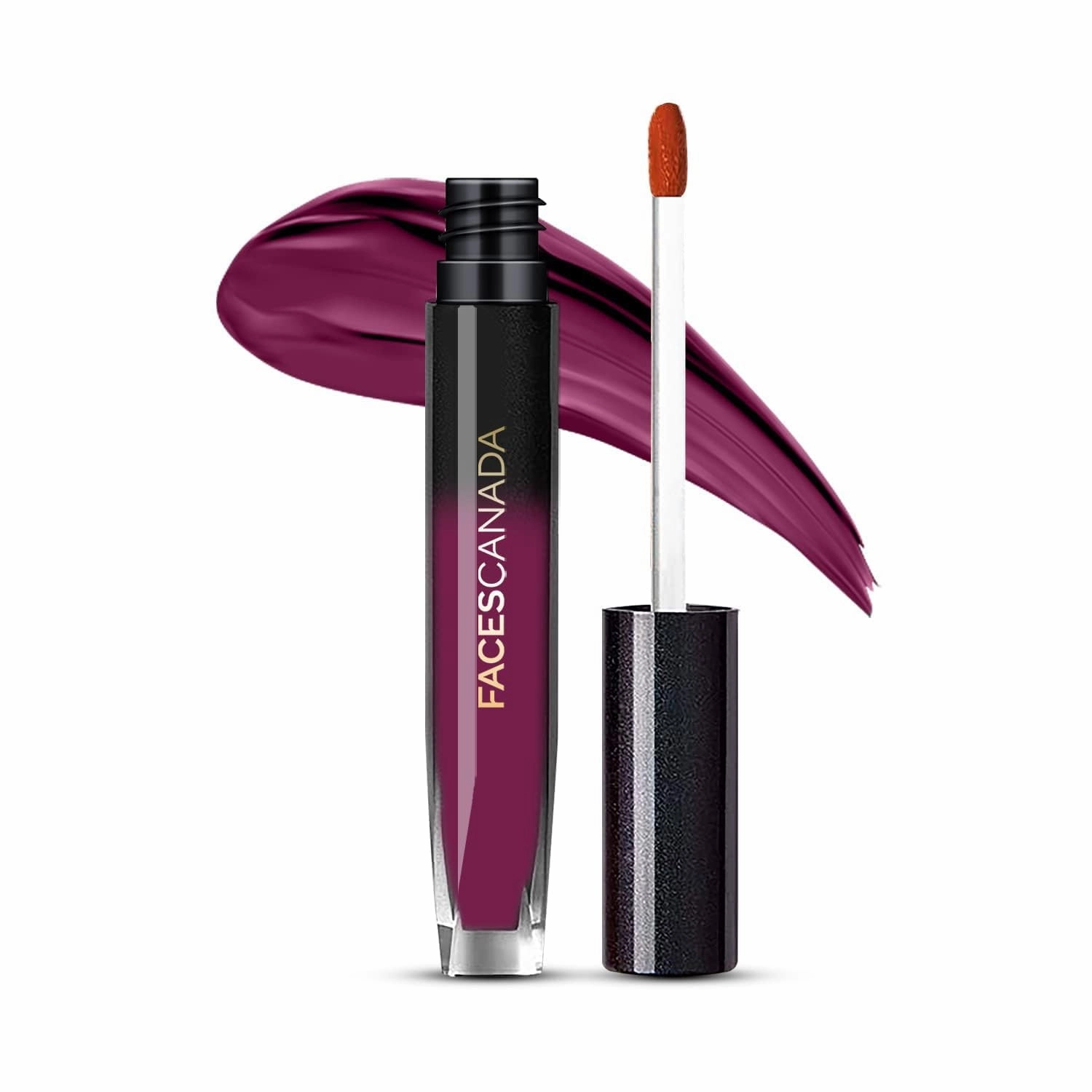FACE.SCANADA Comfy Silk Liquid Lipstick - Spontaneous Plum 06, 3Ml Satin Matte Hd Finish Luxe Comfort | Longlasting | No Dryness | Smooth Texture | Mulberry Oil & Shea Butter For Plump Hydrated Lips