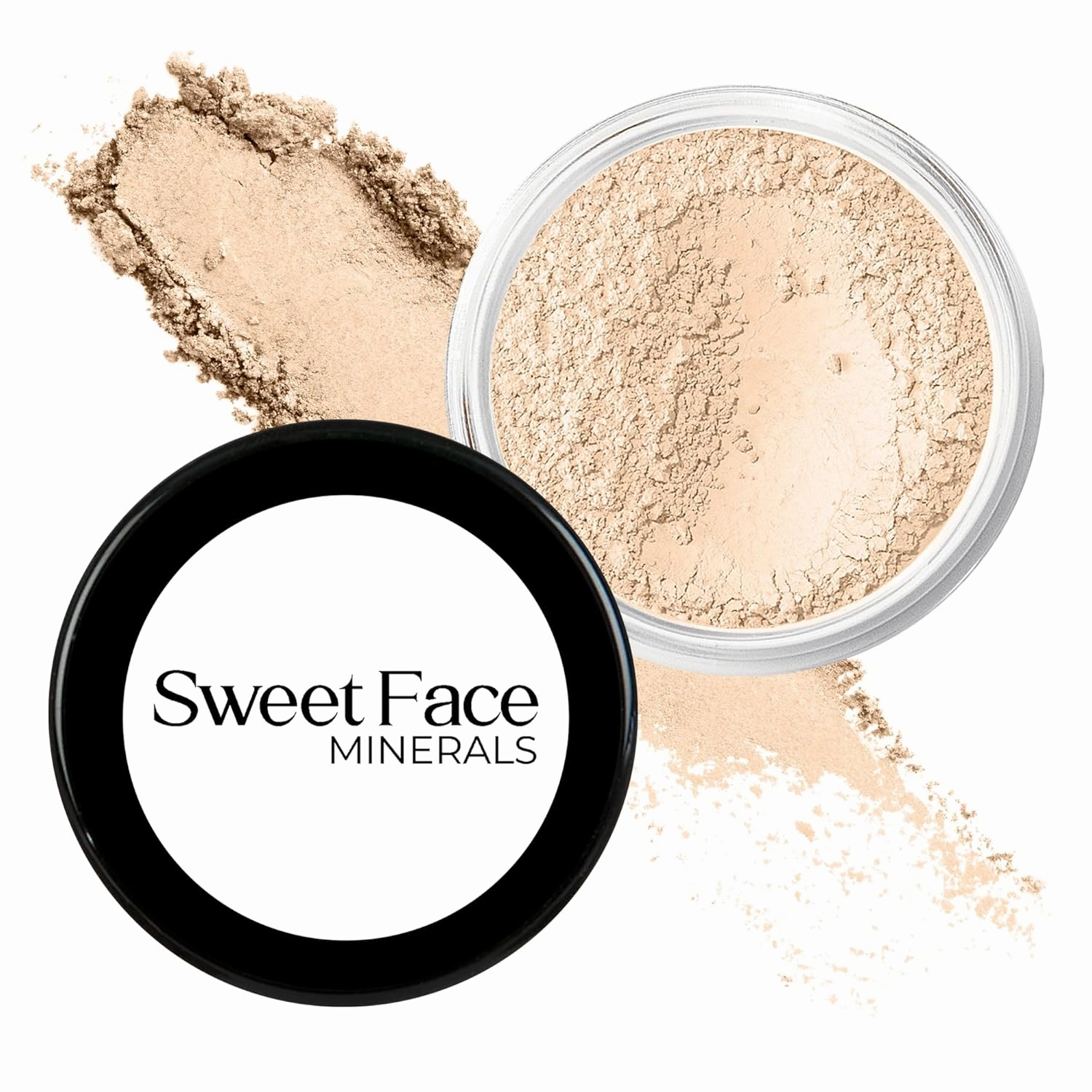 Fair Shade 1 Foundation (30g Full Size Sifter Jar) Matte Mineral Makeup Loose Powder Foundation – Full Coverage, Natural Finish, Noncomedogenic, SPF 30