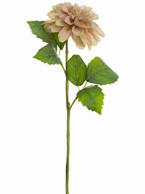Fall Flowers Faux Dahlia in Dusty Pink - 19"