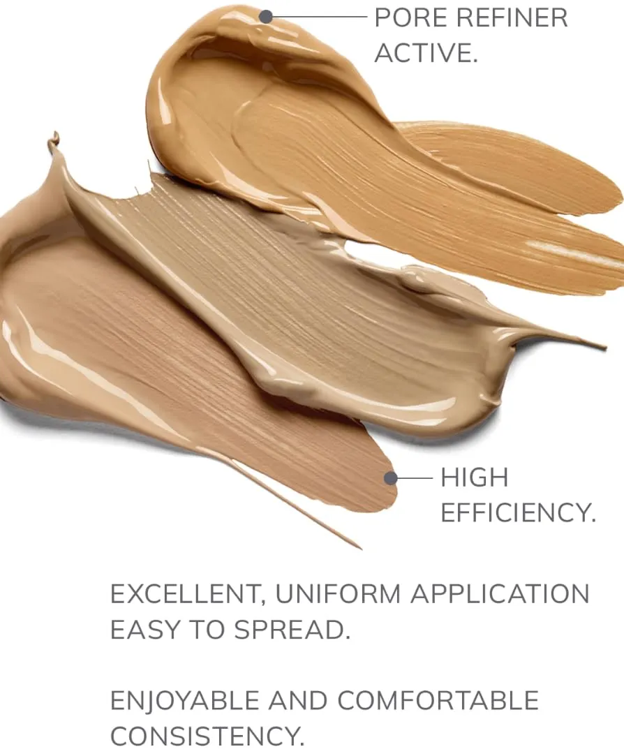 FARMASi Vfx Pro Foundation, Full Coverage Liquid Cream, Lightweight Long Lasting Coverage, Breathable Skin Moisturizer with Color True Matte Blending, Face Makeup, 1 fl. oz / 30 ml - Latte C20