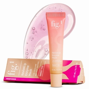 Fig.1 ReviveLip Enzyme Mask – Hydrating Lip Balm for Dry, Flaky Lips – Vegan Moisturizing Lip Treatment with Papain & Hyaluronic Acid – Overnight Lip Mask – Lip Moisturizer for Sensitive Skin – 0.5 oz