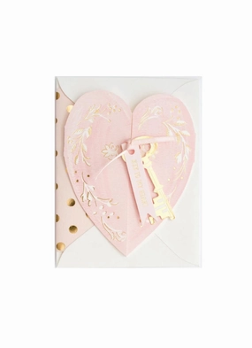 First Snow 'Key to My Heart' Wedding Card