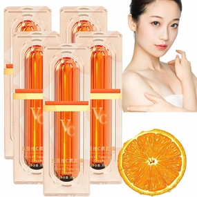 Five Vitamin C Tone-Up Cream,Five Vitamin C Natural Makeup Cream,Tone Up Cream,Vitamin C Cream,Hydrating Beauty Face Cream,Vitamin C Moisturizing Tone-Up Cream, For All Skin Type Face Serum (5pc)