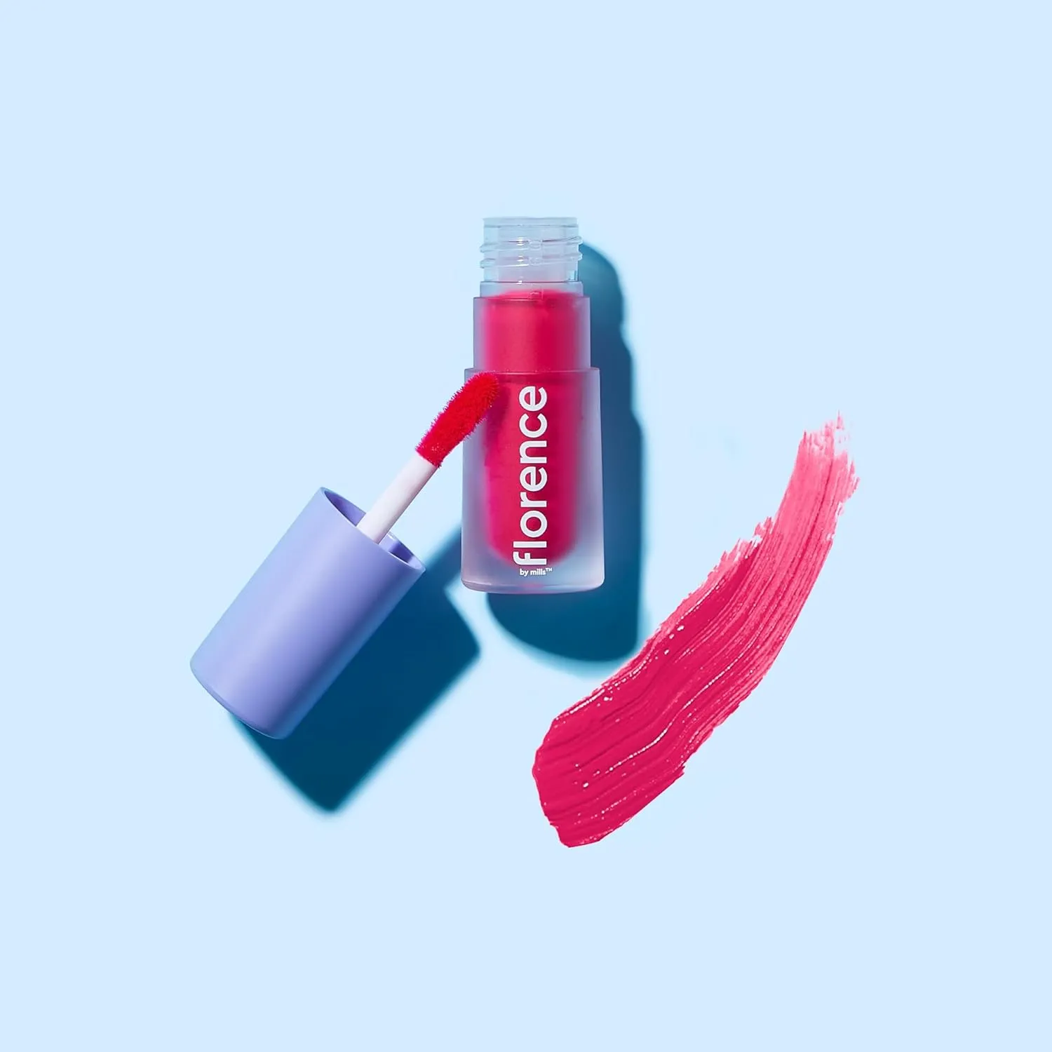 florence by mills Be A VIP Velvet Liquid Lipstick, Obsessed (deep fuchsia), 0.13 oz/ 3.8g