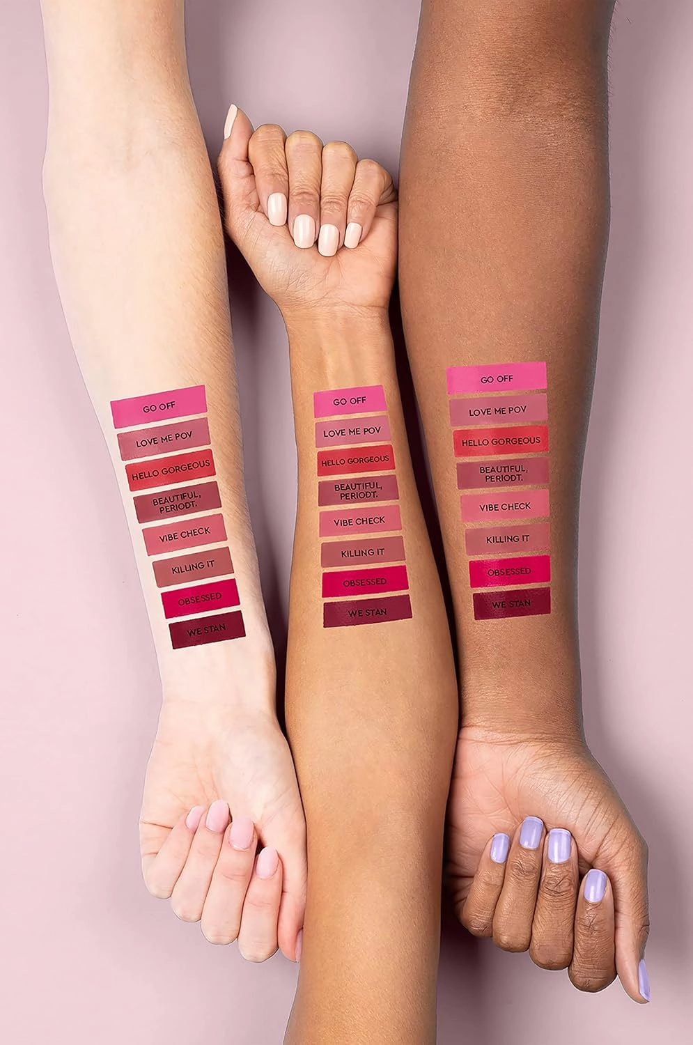 florence by mills Be A VIP Velvet Liquid Lipstick, Hello Gorgeous (rose), 0.13 oz/ 3.8g