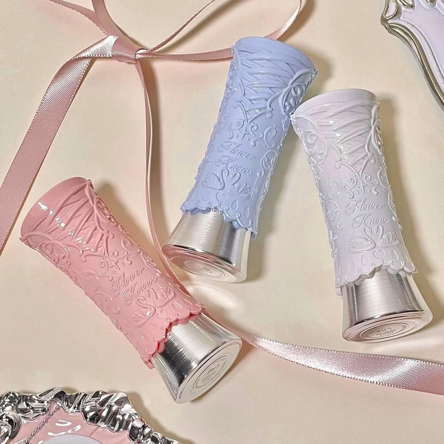 Flower Knows Swan Ballet Shine Lipstick,Hydrating Solid Lip Gloss,Moisturizing Red Tinted Lip Balm-Long Lasting Lip Gloss in Balm for Girls&Women,Vegan & Cruelty-Free(B08 Dancing Shoes)