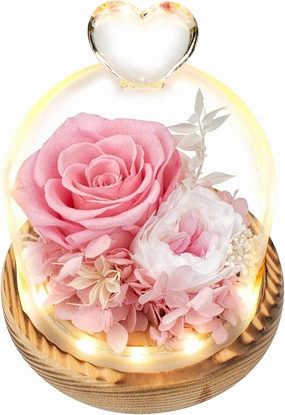 Flowers Rose Gifts for Women, Flowers Fresh Bouquet with 3 Batteries, Fresh Flowers That Last, Flowers for Delivery, Romantic Gift for Birthday, Motehrs Day, Christmas Day