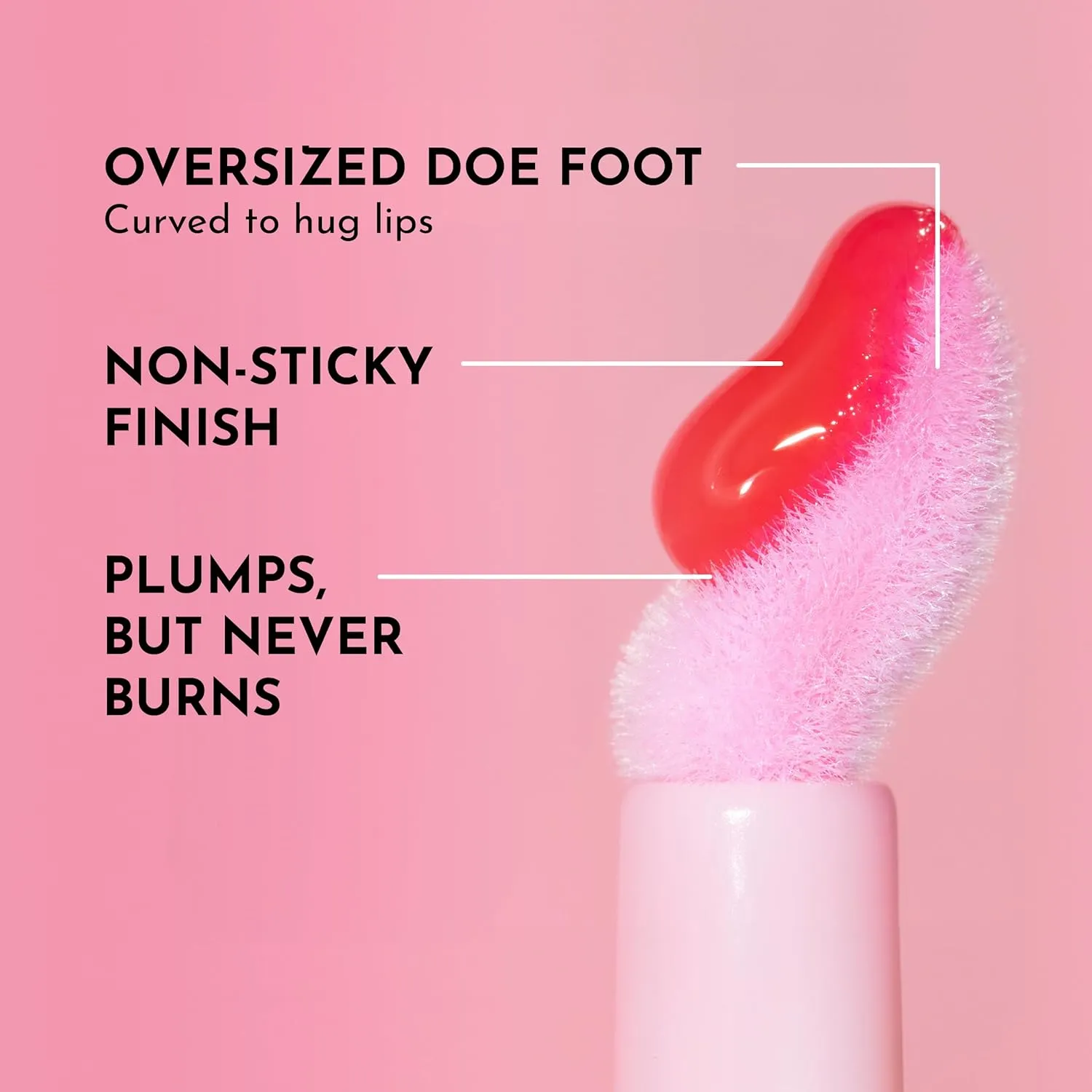 Forget the Filler Lip Plumping Line Smoothing Gloss - Cherry Vanilla - Premium Volumizing Lip Gloss with Natural Ingredients Designed to Plump, Firm, and Hydrate Lips 0.11 oz