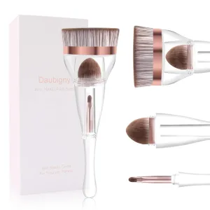 Foundation Brush, Daubigny Perfect Makeup Brush for Face Blush Liquid Powder Foundation Brush for Blending Liquid, Cream or Flawless Powder Cosmetics with Great Gift Case