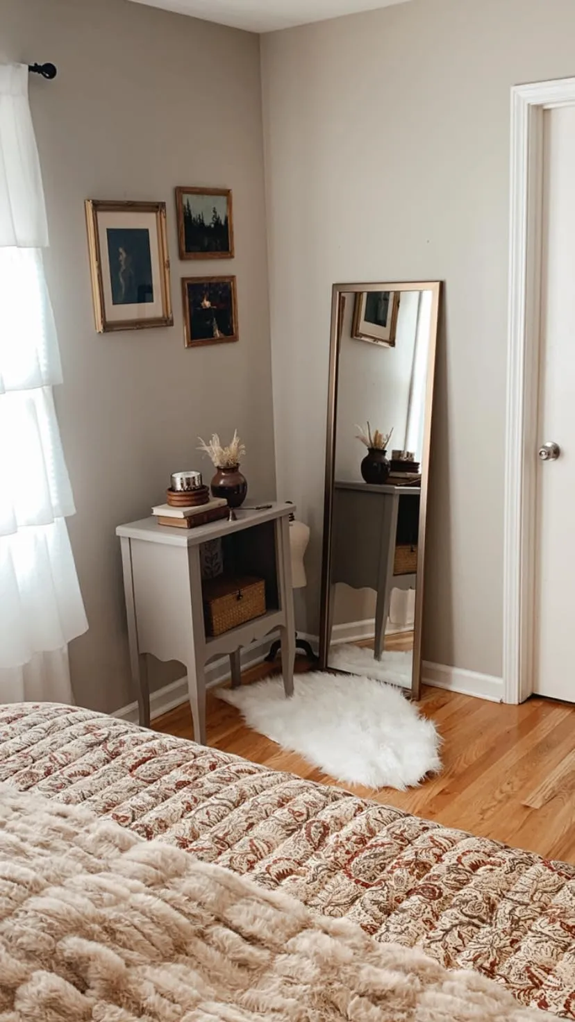 Frame My Mirror Gold Framed Mirror, 36" x 48" Champagne Bronze Mirror for Bathroom, Wood Frame, True Reflections Glass, Ellis Design, Hangs Horizontally or Vertically, Made in USA