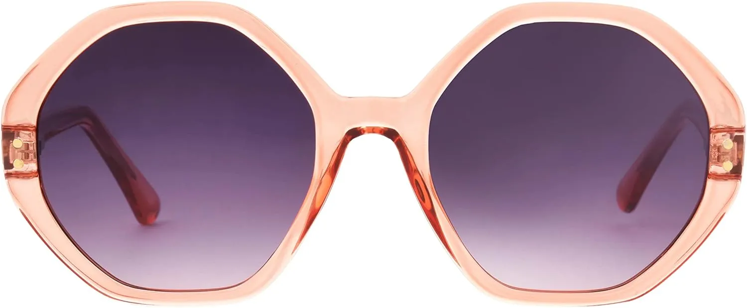 French Connection Women's Alba Angular Sunglasses