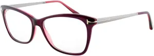 FT5353 Eyeglass Frames - Shiny Fuxia Frame, Shiny Fuxia Lenses, 52 mm Lens FT535352075