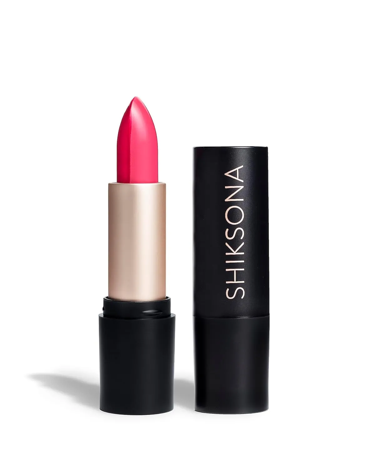 Full Coverage Split Bullet Matte Lipstick | Vegan | Gluten, Paraben and Cruelty Free, Creamy Lipstick in a Deep Coral Pink/Cherry Red-Pink Matte combo (Divide and Conquer)