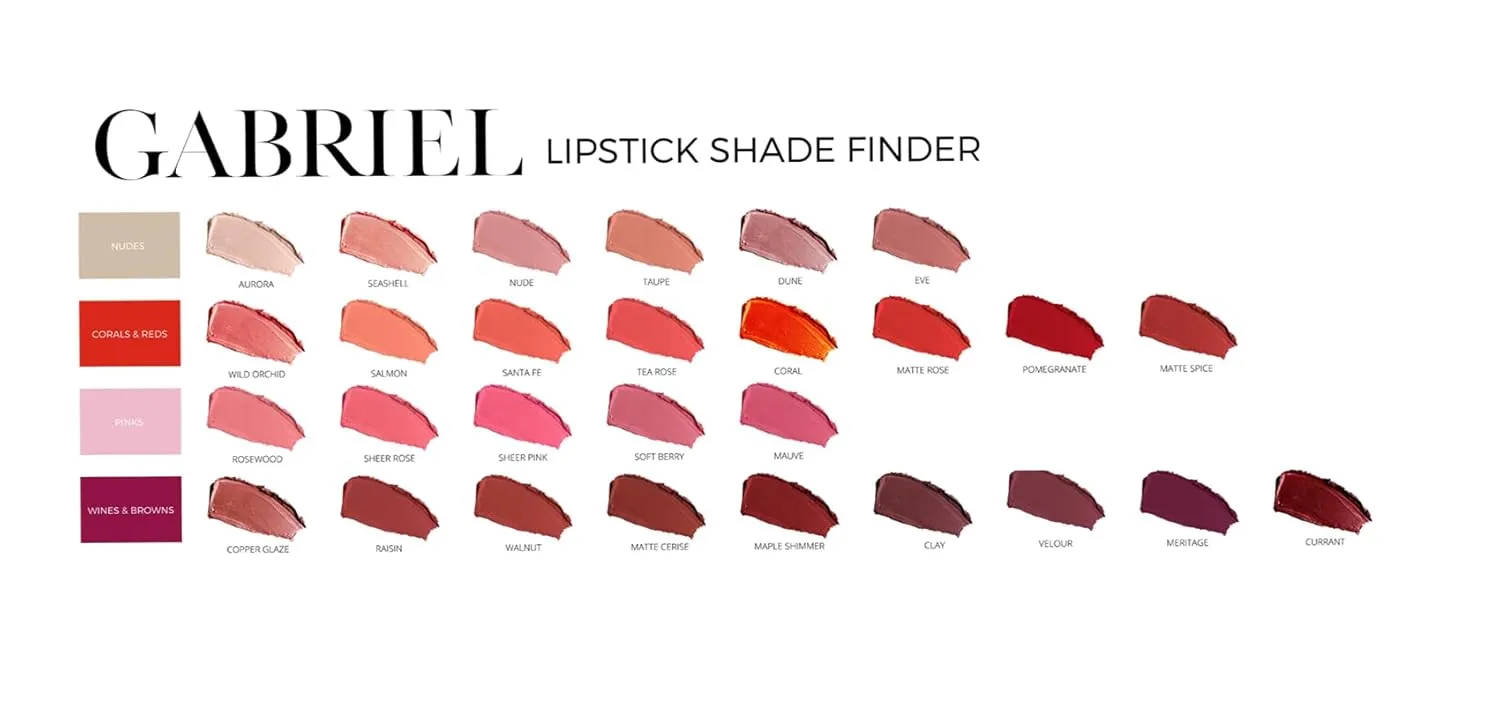 Gabriel Cosmetics Lipstick (Tea Rose - Orange Red/Warm Matte)
