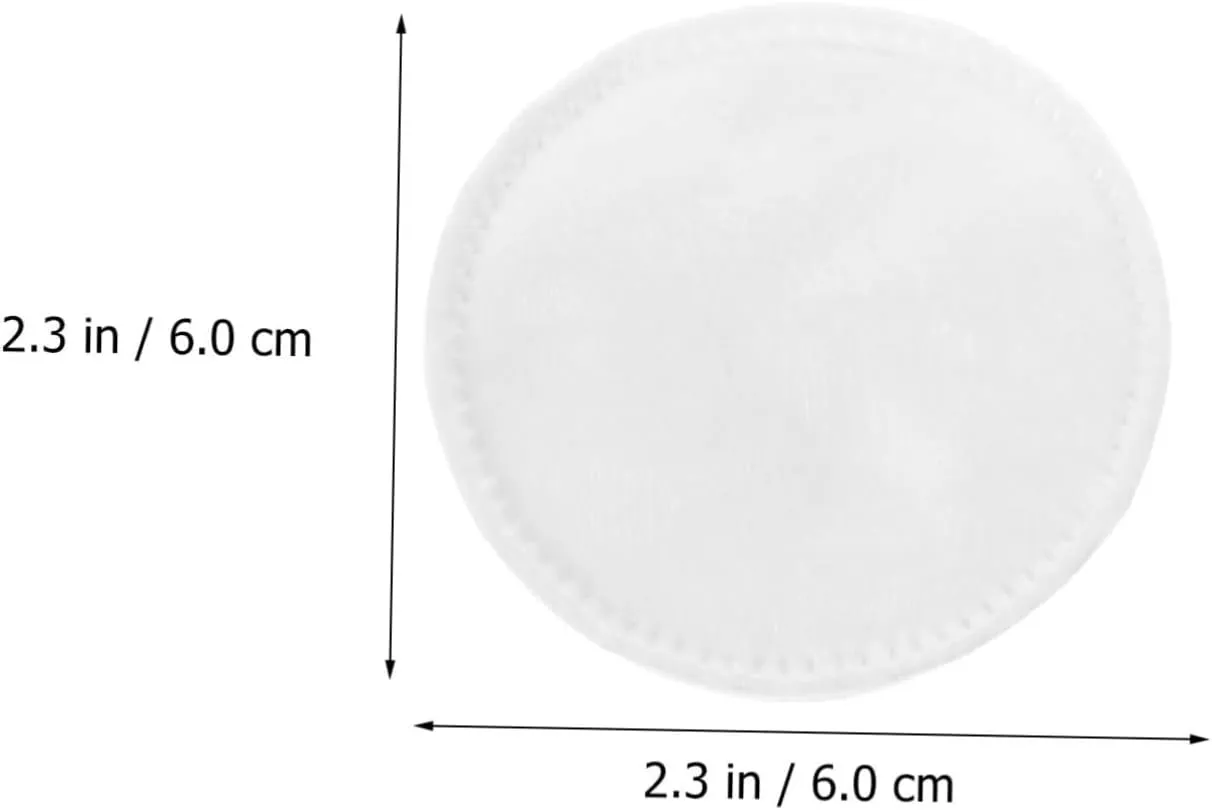 GALPADA 1set Reusable Facial Cleaning Pads Round Makeup Tool for Gentle Skin Cleansing Travel Friendly and Convenient for Home Use and 200pcs