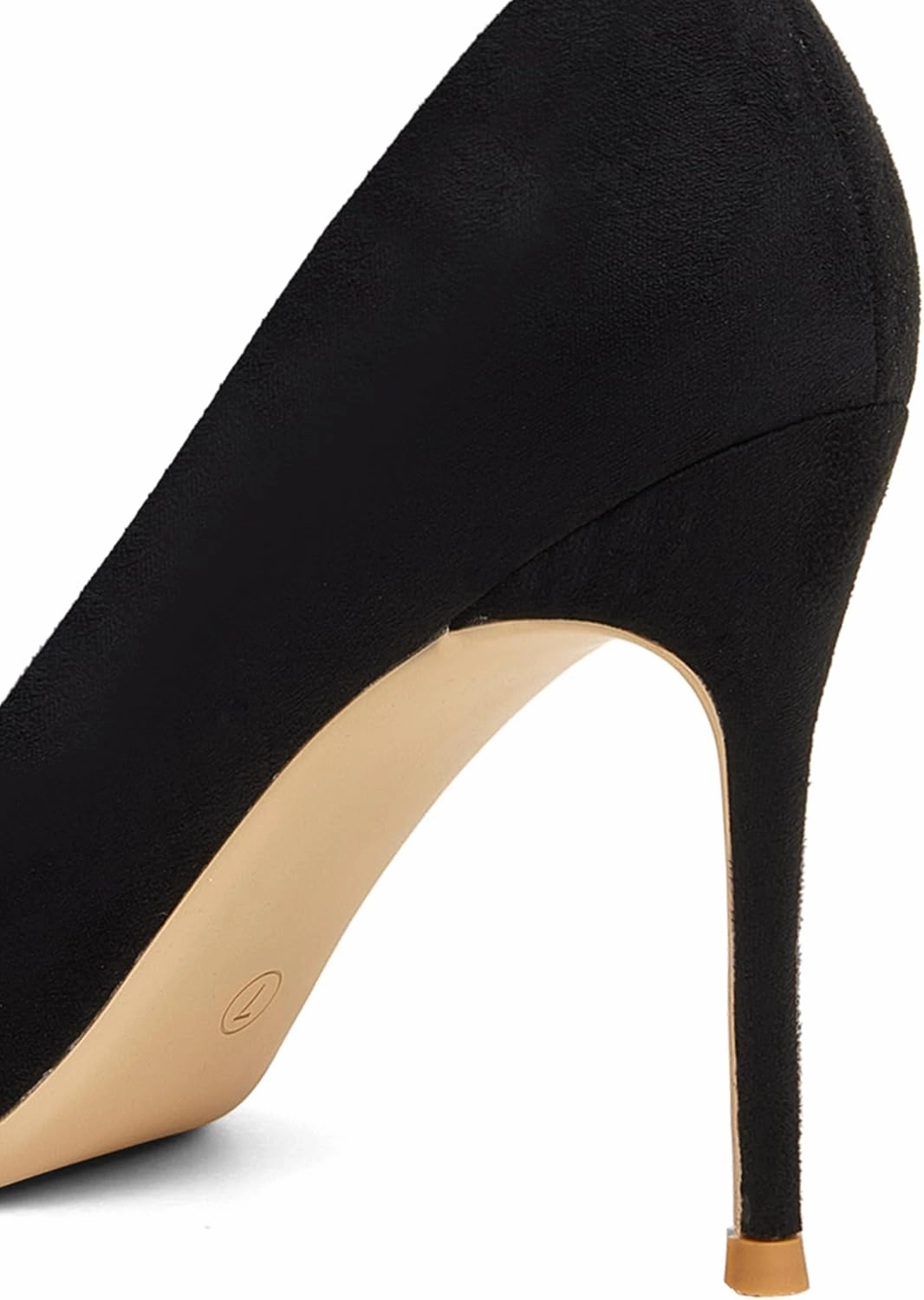 GENSHUO Women's Closed Toe Stiletto High Heels Dress 4 Inch Heeled Pointed Toe Party Homecoming Wedding Pump Shoes