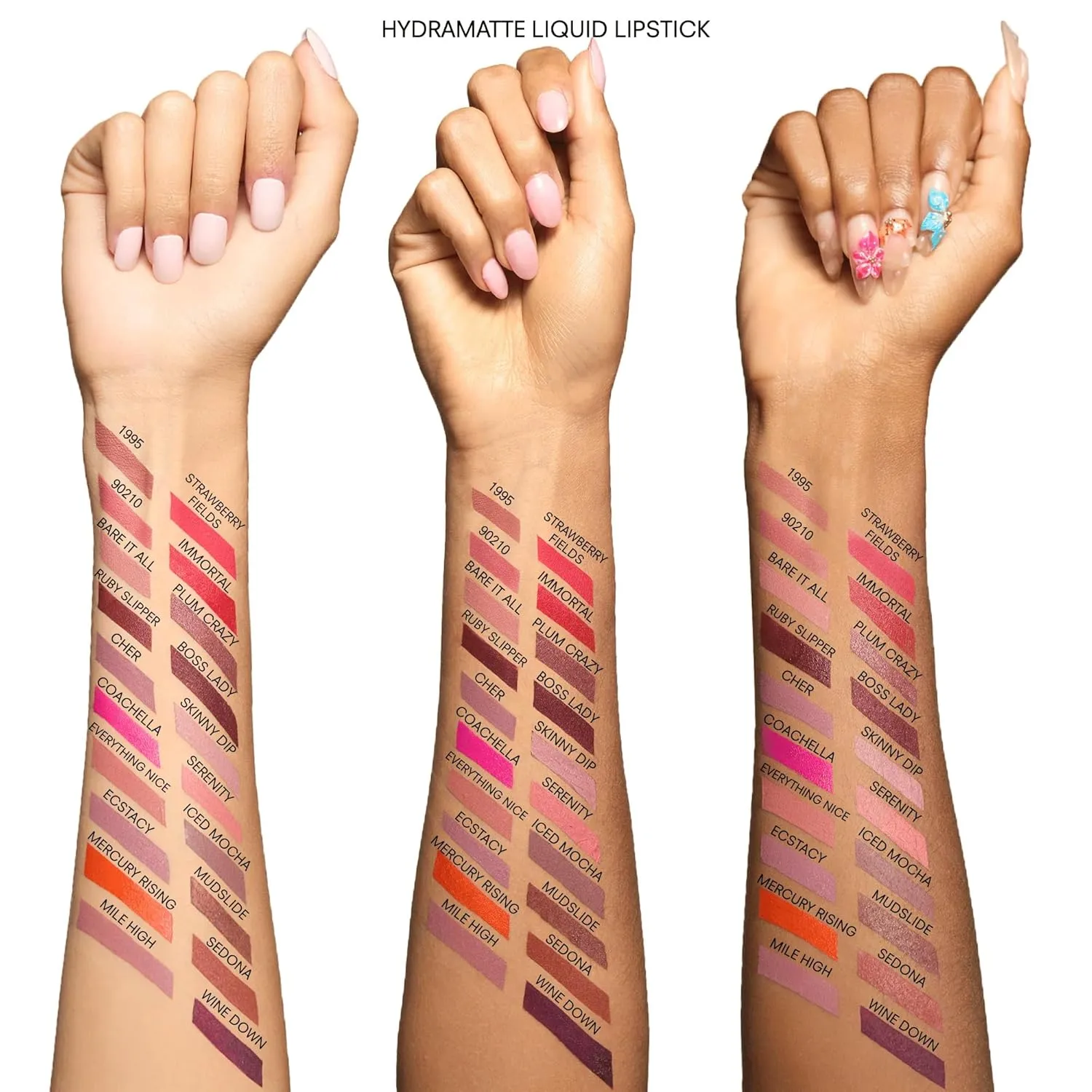 Gerard Cosmetics HydraMatte Liquid Lipstick 90210, Mauve Lipstick with Matte Finish, Long Lasting and Non Drying, Super Pigmented Fully Opaque Lip Color