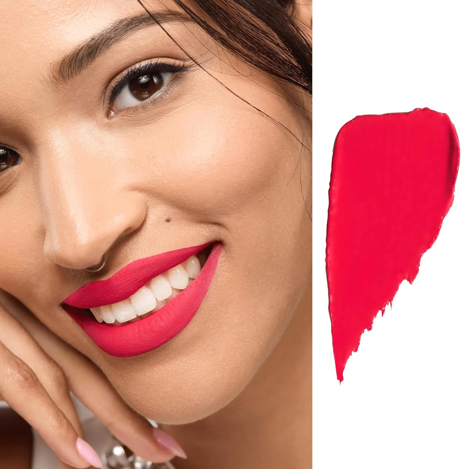 Gerard Cosmetics HydraMatte Liquid Lipstick Strawberry Fields, Pink Lipstick with Matte Finish, Long Lasting and Non Drying, Super Pigmented Fully Opaque Lip Color