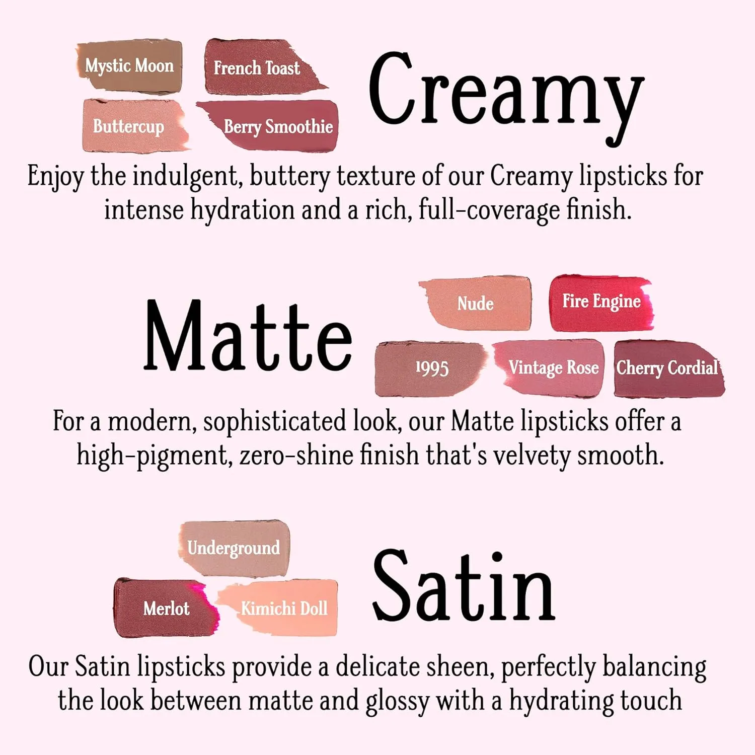Gerard Cosmetics Lipstick Buttercup, Nude Pink Buttercup Lipstick with Luxe Satin Finish, Highly Pigmented, Smooth Formula with Hydrating Ingredients, Long Lasting, Cruelty Free & Made in USA