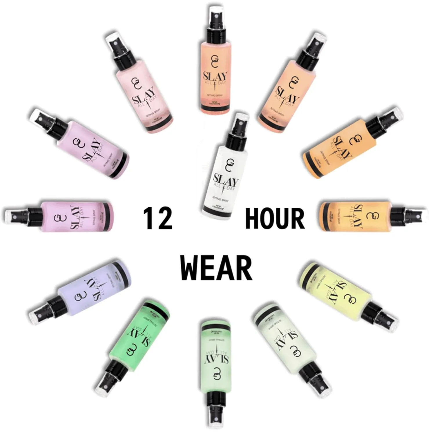 Gerard Cosmetics Slay All Day Makeup Setting Spray (Mint Chocolate Chip Scented), Matte Finish with Oil Control, Cruelty Free, Long Lasting Finishing Spray, 3.38oz (100ml)