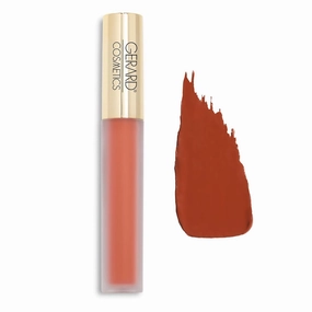 Gerard Cosmetics HydraMatte Liquid Lipstick Sedona, Warm Red Lipstick with Matte Finish, Long Lasting and Non Drying, Super Pigmented Fully Opaque Lip Color