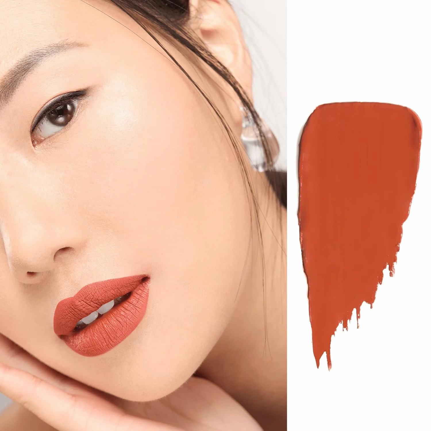 Gerard Cosmetics HydraMatte Liquid Lipstick Sedona, Warm Red Lipstick with Matte Finish, Long Lasting and Non Drying, Super Pigmented Fully Opaque Lip Color