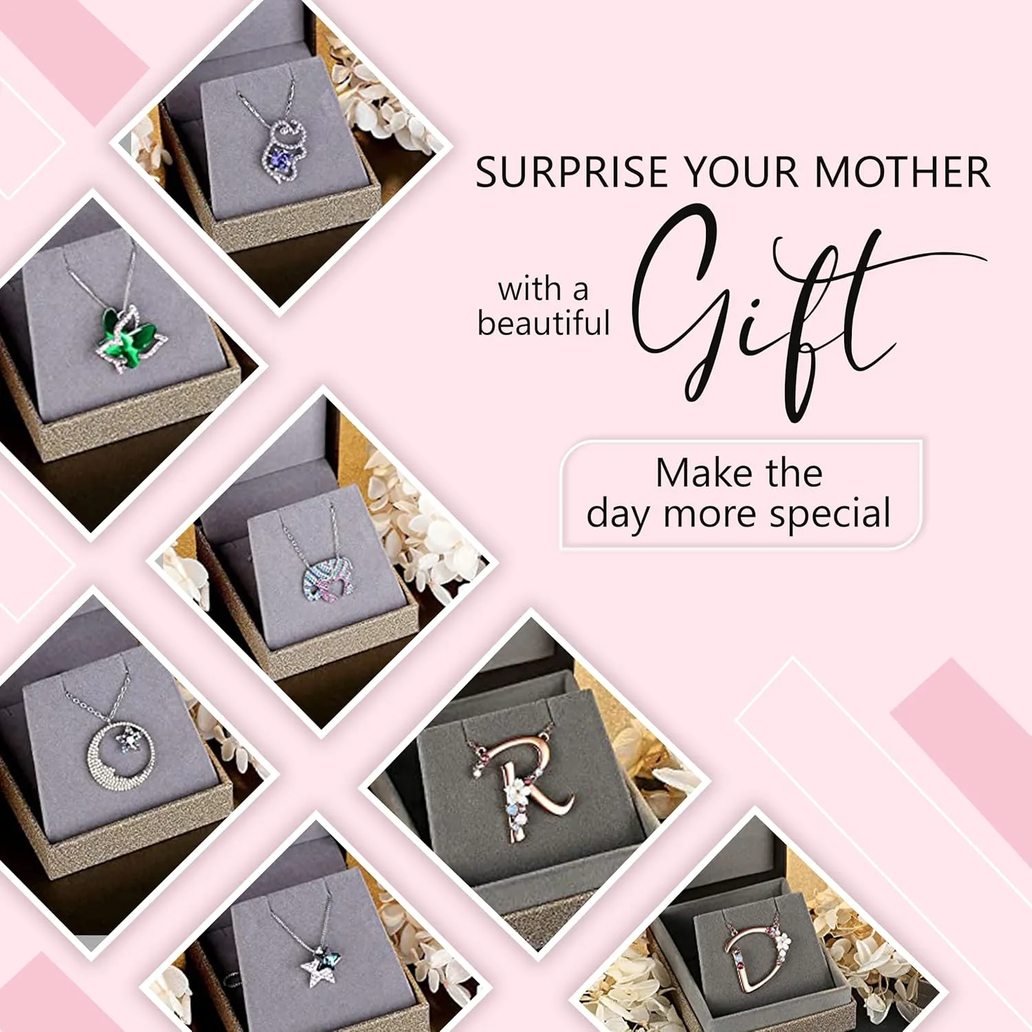 Gift Butterfly Birthstone Crystal Necklace, Silver Tone with 18” 2” Chain, Necklace for Mother’s Day Anniversary Birthday Gifts for Women and Daughter