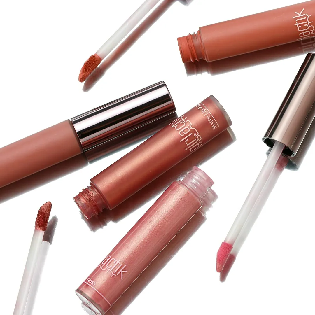 Girlactik Long Lasting Matte Lip Paint Liquid Lipstick in Allure- Long wearing, Smooth Application, Pigmented, Non-Crack Formula, Lightweight, 7.5 ml / .25 oz, (Crimson)