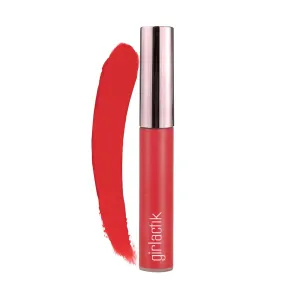 Girlactik Long Lasting Matte Lip Paint Liquid Lipstick in Allure- Long wearing, Smooth Application, Pigmented, Non-Crack Formula, Lightweight, 7.5 ml / .25 oz, (Iconic)