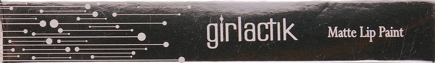 Girlactik Long Lasting Matte Lip Paint Liquid Lipstick - Stripped (Nude) - 7.5 ml / .25 oz