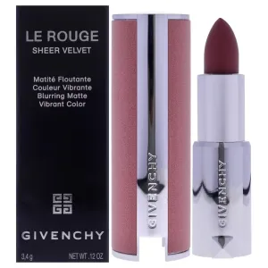 Givenchy Le Rouge Sheer Velvet Matte Lipstick - N27 Rouge Infuse for Women - 0.11 oz Lipstick