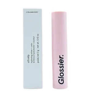Glossier Ultralip High Shine Lipstick with Hyaluronic Acid - Cranberry - Crimson-Berry Red