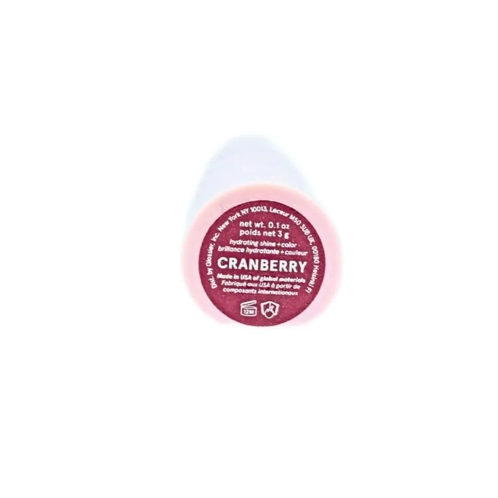 Glossier Ultralip High Shine Lipstick with Hyaluronic Acid - Cranberry - Crimson-Berry Red