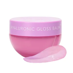 Glow Recipe Hyaluronic Acid Plumping Lip Balm for Women & Men - Clear, Hydrating High-Shine Gloss   Overnight Dry Lips Treatment for a Smooth, Fuller Look - Makeup Prep, Korean Skin Care, 15ml