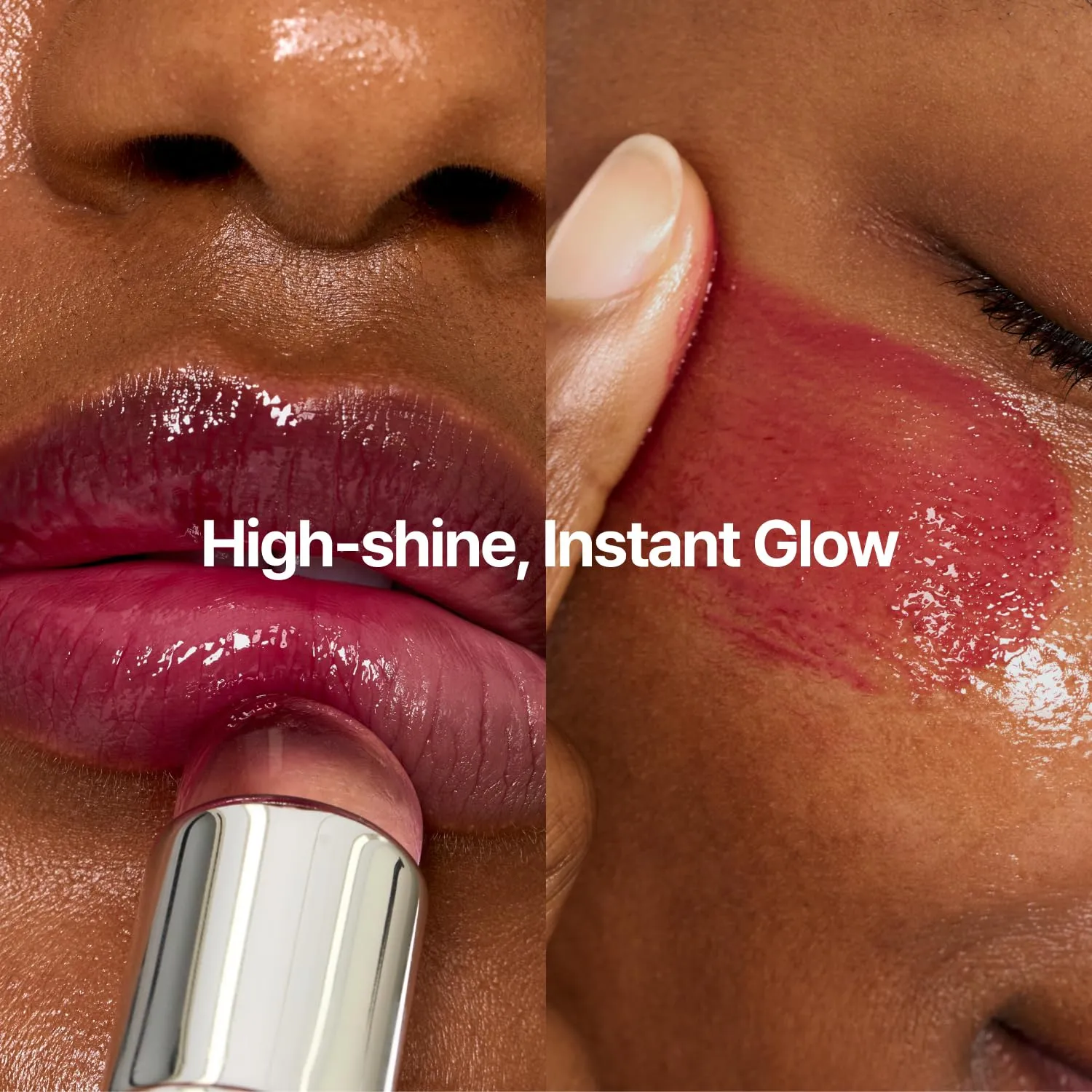 Glowy Jelly Pot   Keychain SET | Dewy Jelly Lip & Blush Color, Tinted Glow Jelly Balm, Dewy Buildable Finish – Custard (Warm Beige) | 0.14 oz