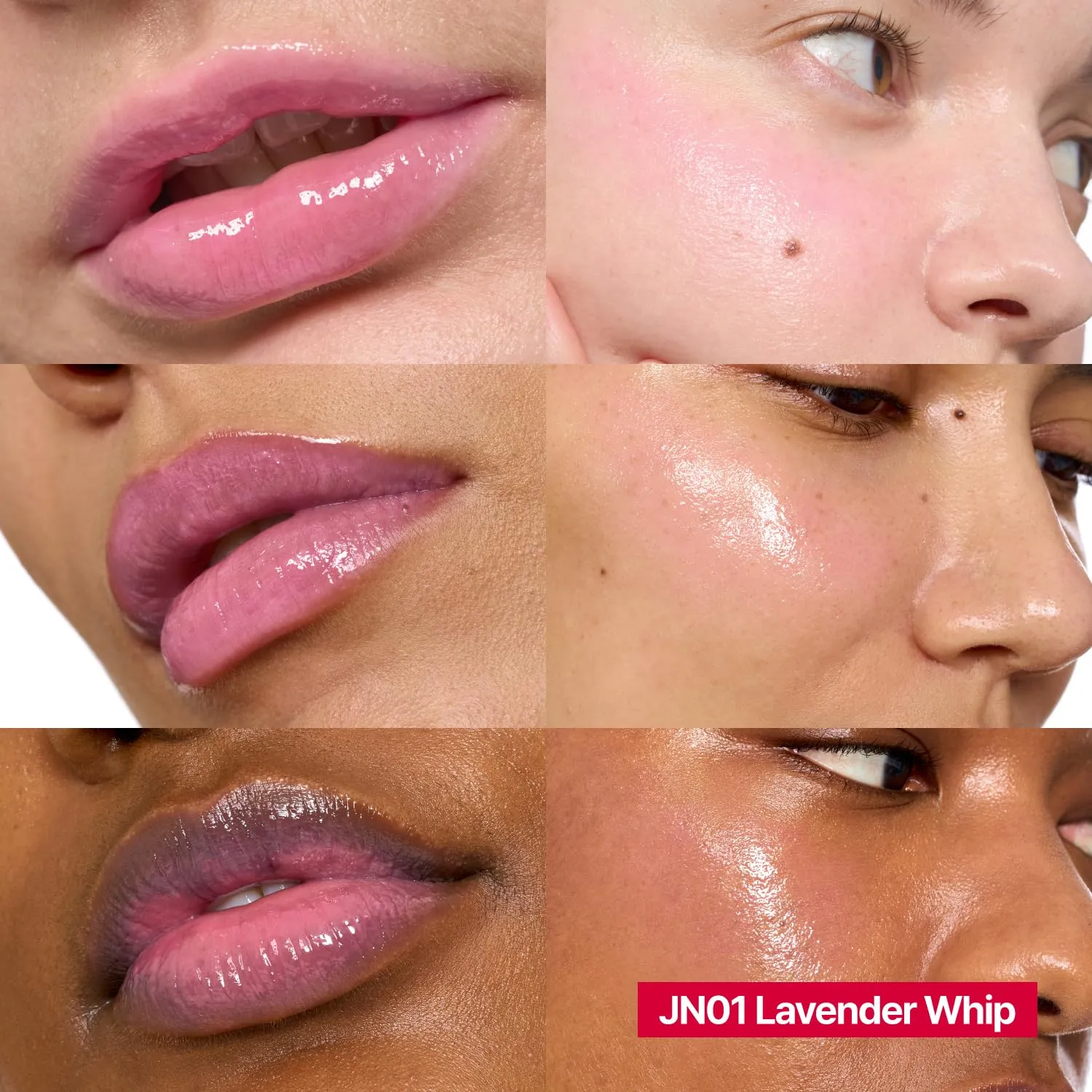 Glowy Jelly Pot   Keychain SET | Dewy Jelly Lip & Blush Color, Tinted Glow Jelly Balm, Dewy Buildable Finish – Lavender Whip (Creamy Lavender) | 0.14 oz